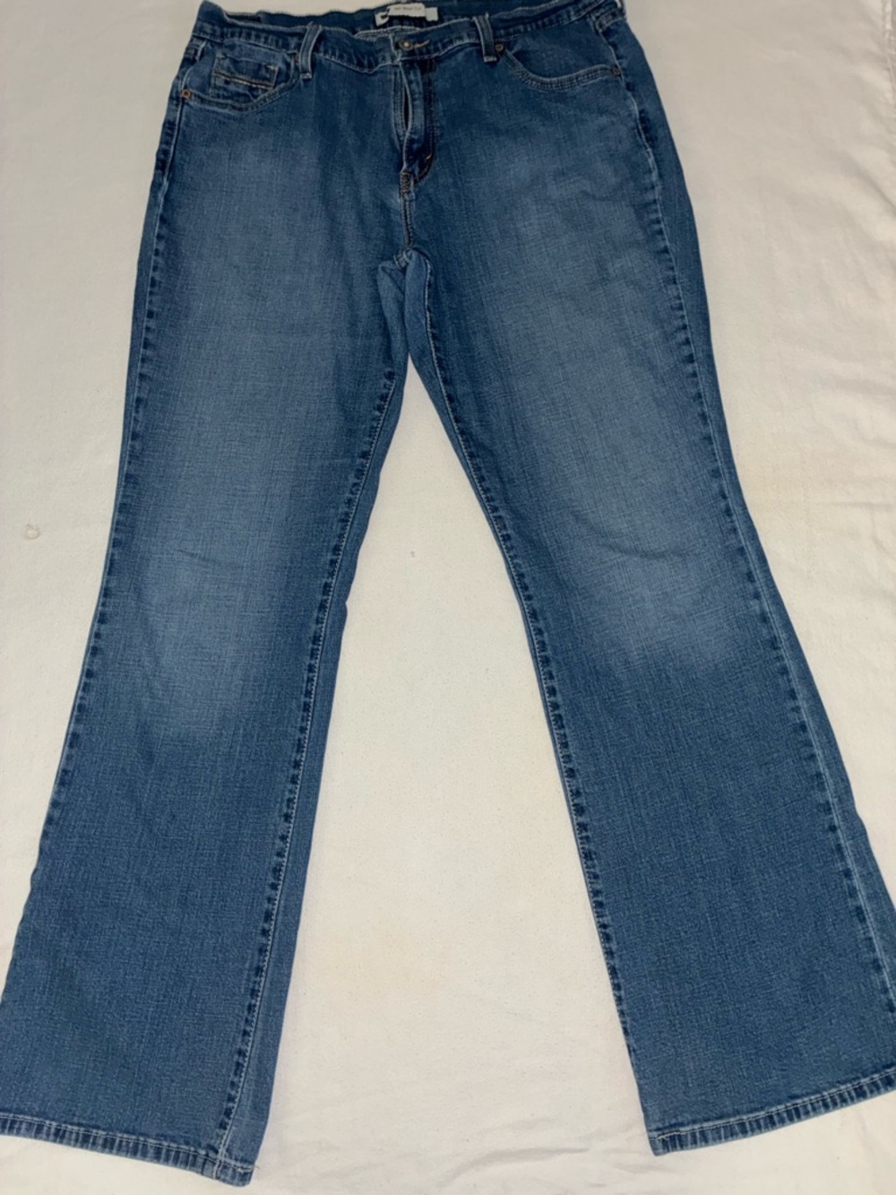 Levi's 515 Women's Blue Boot Cut Jeans Red Tag Vintage 32x34 14 Long